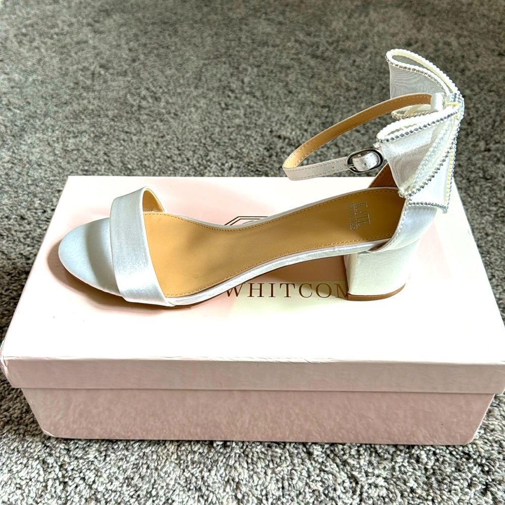 Kate Whitcomb London Heel in Ivory